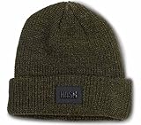 OUTDOORDINO Nash ZT Polar Hat Grün - Dicke Strickmütze zum Angeln oder für Outdoor Aktivitäten - Warme Mütze gestrickt