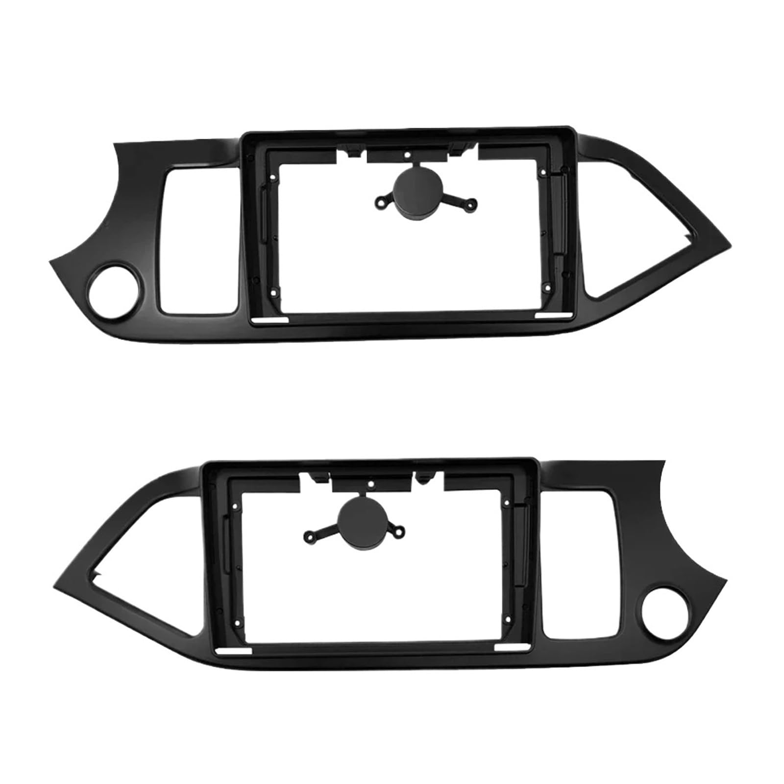 Mascherina Autoradio Cornice Stereo 9 Pollici Autoradio Fascia Android Stereo Frame Player 2 DIN unità Testa Pannello Dash Trim per Kia per Picanto per Mattino 2011