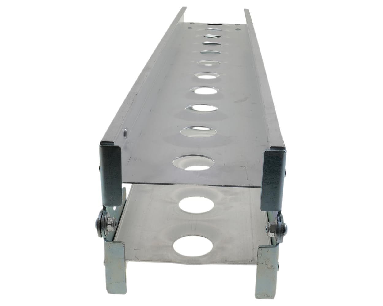 Auffahrrampe klappbar Alu 222cm bis 180kg, kompatibel mit Motorrad, Roller | Rutschfeste Laderampe mit Grip; Breite 16,5cm, gefaltet 117x16,5x10cm; kompatibel mit Moped, Mokick, ATV/Quad; Gewicht 7kg