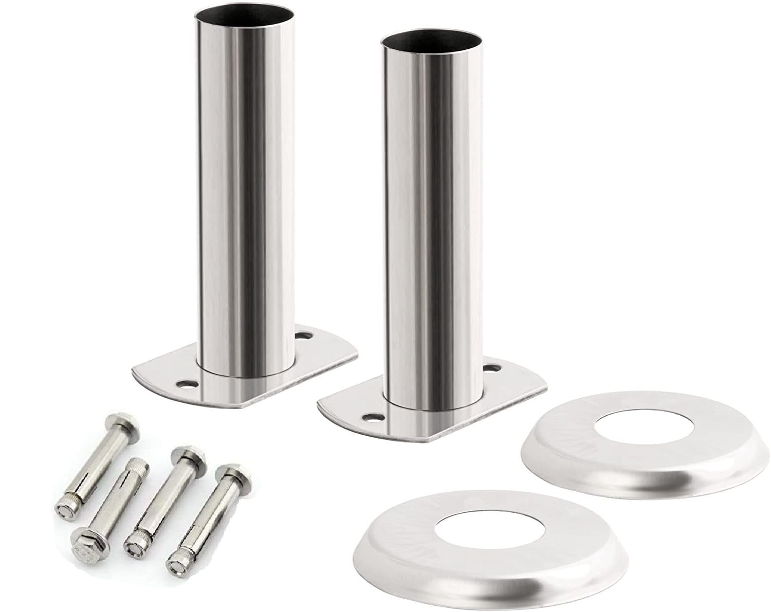 Soporte para escalera de piscina de acero inoxidable, diámetro de 40 mm, pies para escalera de piscina de acero inoxidable, PLS-1