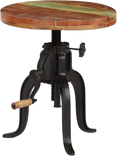 Miniatura 9 de APOSSS Mesa auxiliar, mesa auxiliar para sala de estar, mesa auxiliar, mesita de noche, mesa auxiliar de 17.7 pulgadas x (17.7 a 24.4 pulgadas),