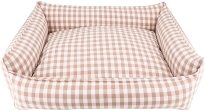 Cama para Perro X-Large Cuadrillé con Funda Removible Lavable miniatura 3