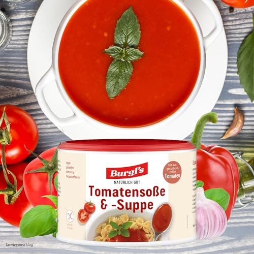 Burgl’s Tomatensoße & Suppe aus sonnengereiften Tomaten, 200 gr.