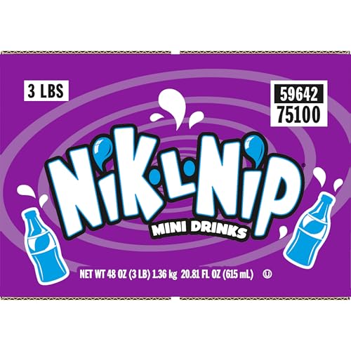 Tootsie Roll Nik-L-Nip Mini Bebidas Frutales 3 lb miniatura 4