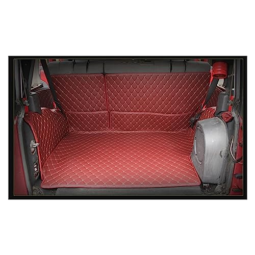 Tapis de coffre voiture caoutchouc pour Jeep Wrangler JK 4 portes 2007-2018