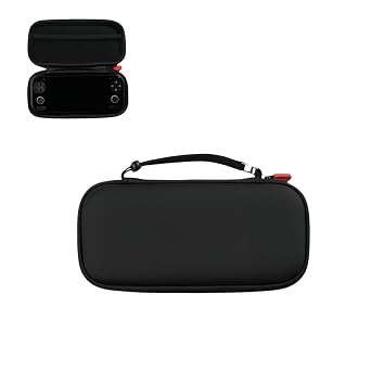 Pidynx Hard Shell Case Compatible with ANBERNIC RG55G1, Portable Travel Storage Bag with Handle for Handheld Console,Black