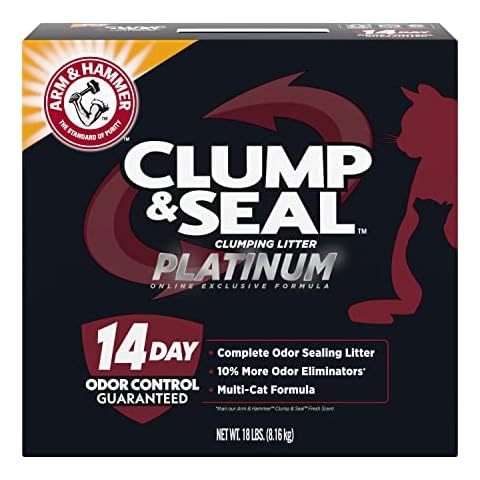 Arm & Hammer Clump & Seal Platinum Multi-Cat Litter Cover