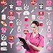 8Pcs Nurse Party Hanging Garlands Nurse Graduation Decorations Nursing School Graduation Ceiling Decor for Nurse Grad Party Medical RN Theme Party Supplies