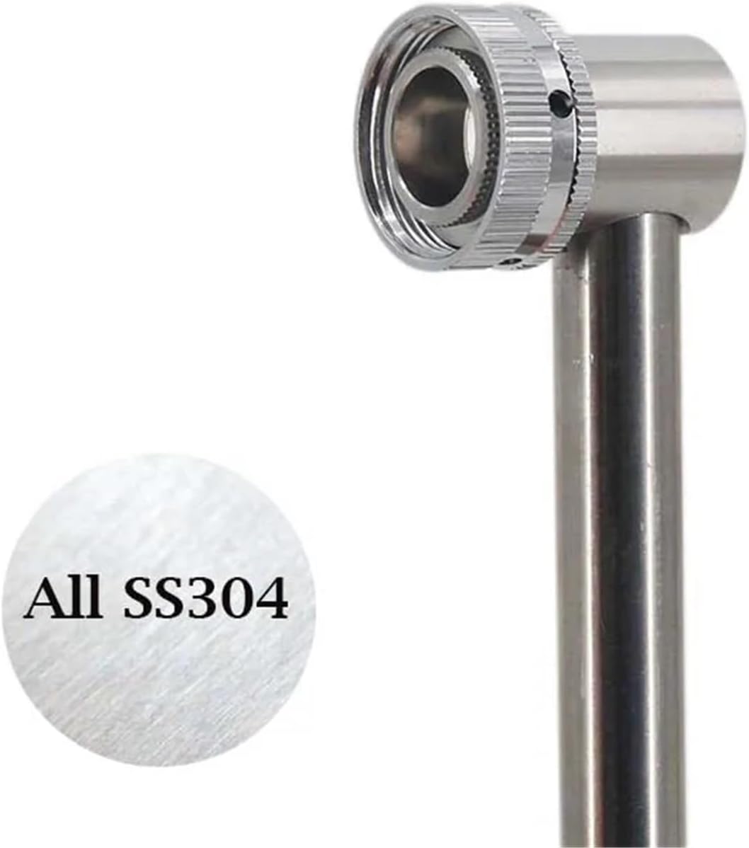 Party Keg Dispenser Upright Picnic Pump Rod 12/17.5inch Stainless Steel 304 Standard US Faucet Ez-Tap Keg Party Dispensing Kit(17.5inch Rod)