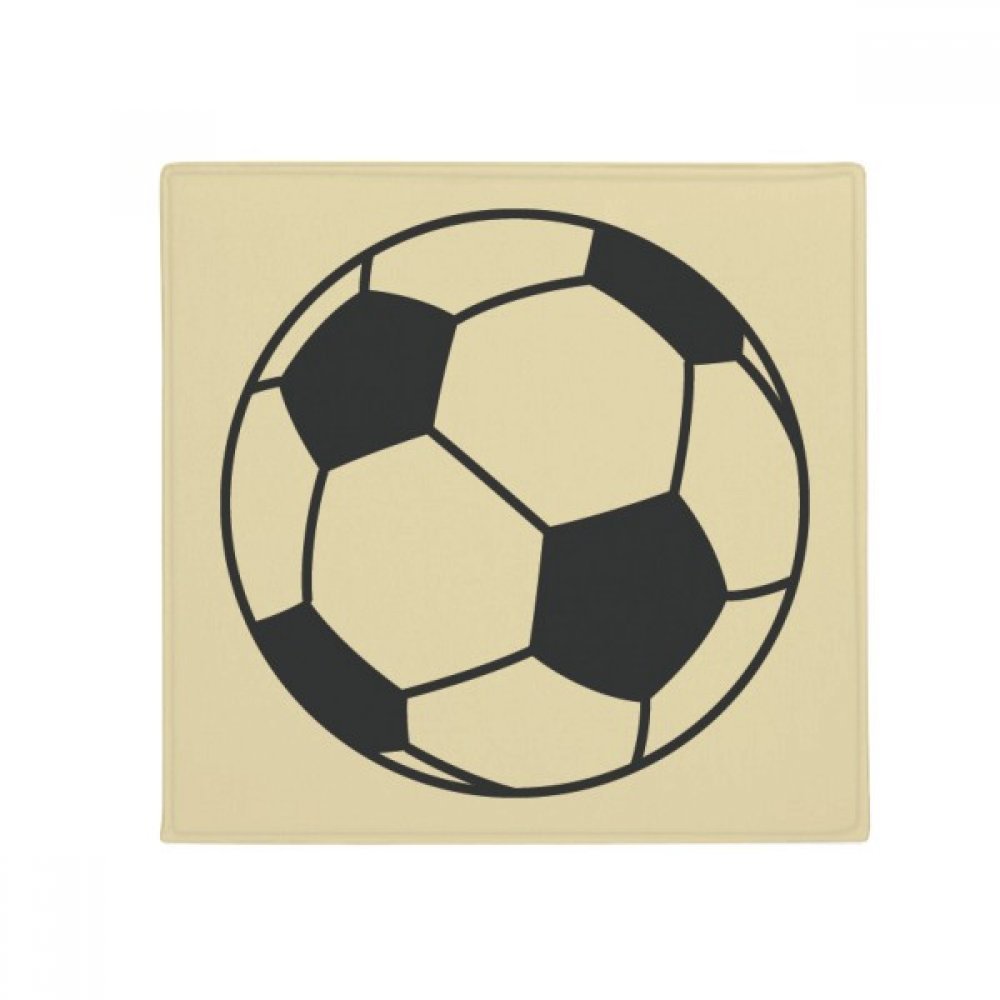 Tapis antidérapant football multicolore lavable pour sol et cuisine