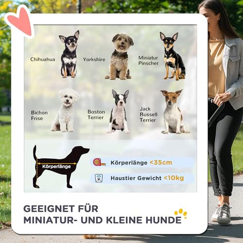PawHut Hundewagen Hundebuggy Buggy Hunde Katzen Pet Stroller Hunde Buggy Kaffeebraun