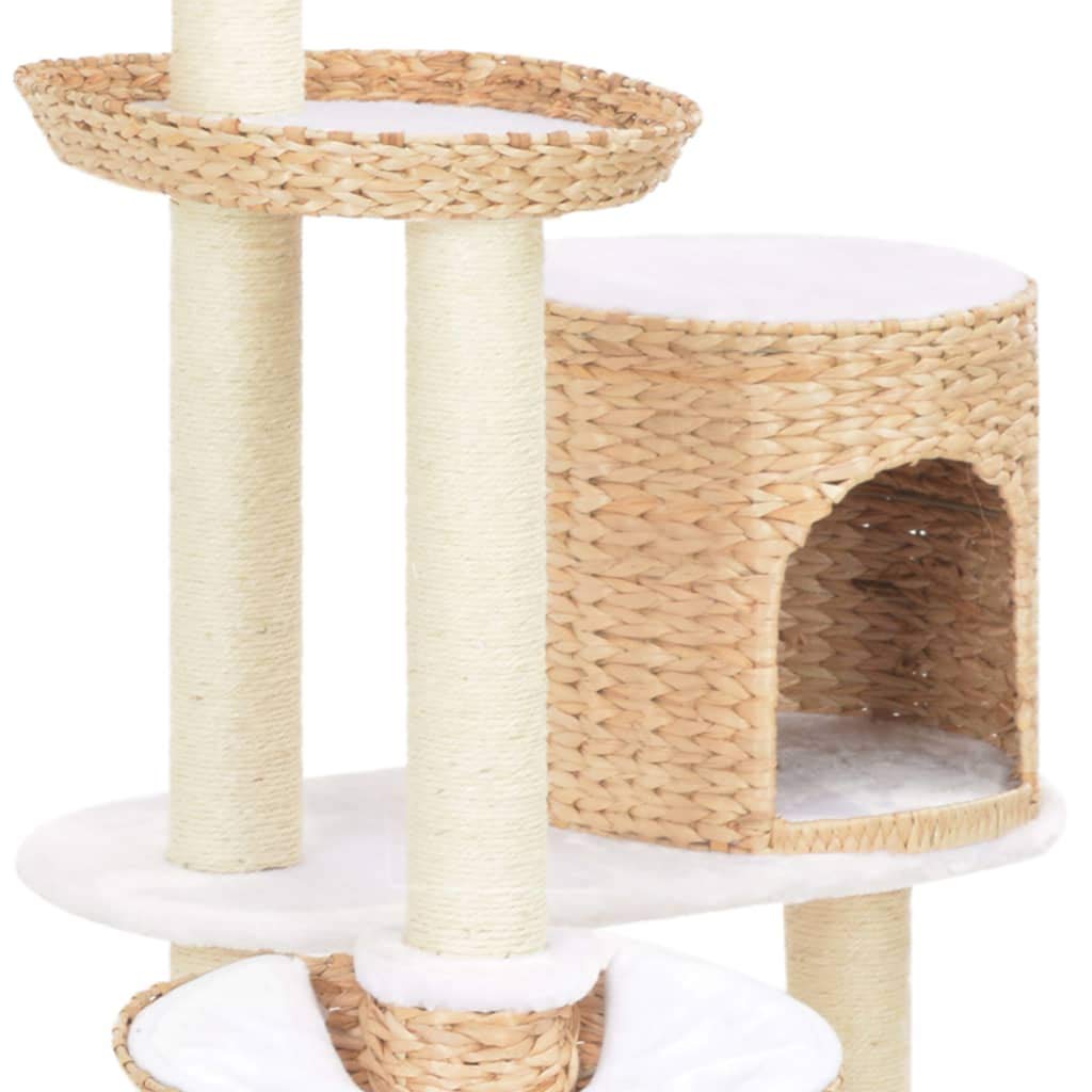 Árbol rascador natural de algas marinas y sisal, 180 cm