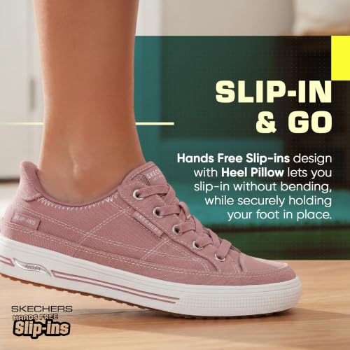 Image of Skechers Women's Arcade See Ya There | Casual sneaker, Patented Skechers Arch Fit insole with Podiatrist-Certified Arch Support, Slip-Ins, Machine Washable