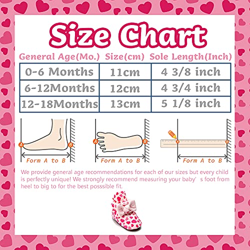 Meckior Unisex Newborn Baby Cozy Cotton Bowknot Booties Toddler Boys Girls Fleece Winter Keep Warm Socks Shoes Infant Crib Boots First Walker Shoes Soft House Slippers 0-18 Months #TOP5