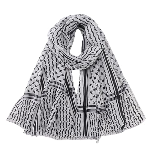 Women Printed Keffiyeh Arab Muslim Hijab Islamic Long Scarf Palestine Dubai Turkey Shawl Head Wrap3