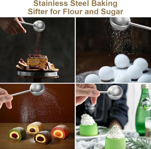 Stainless Steel Tea Infuser for Loose Leaf Tea, Reusable Fine Mesh Diffuser with Handle for Cups and Teapots (Full Mesh*1) - Image 4