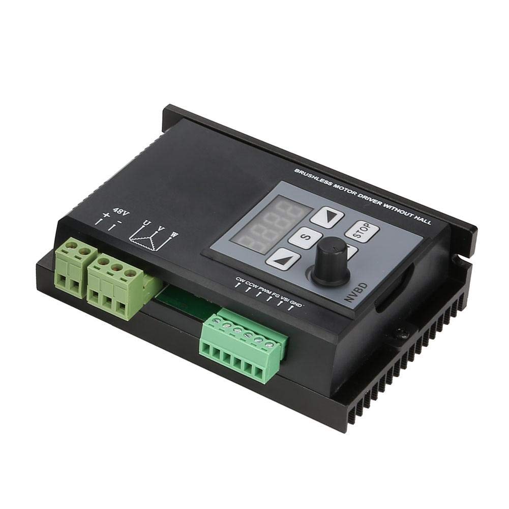 Zestaw silnika wrzeciona, 400 W bezszczotkowy silnik wirowy 12000 obr./min + NVBDL Driver Kit bez hali, DC 48 V, części maszyn do grawerowania