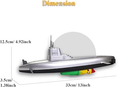 Miniatura 9 de Juguete submarino eléctrico divertido bañera cerdo juguete submarino piscina juguete submarino juguete agua submarino juguete militar modelo de