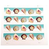 USPS Seashells Postcard Stamps, Sheet of 20