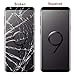 Original Compatible 5.8 inch Samsung Galaxy S9 Front Outer Touch Screen Glass Lens Replacement,Screen Lens Glass Repair Tool Kits SM-G960(Galaxy S9 5.8 inch Black)