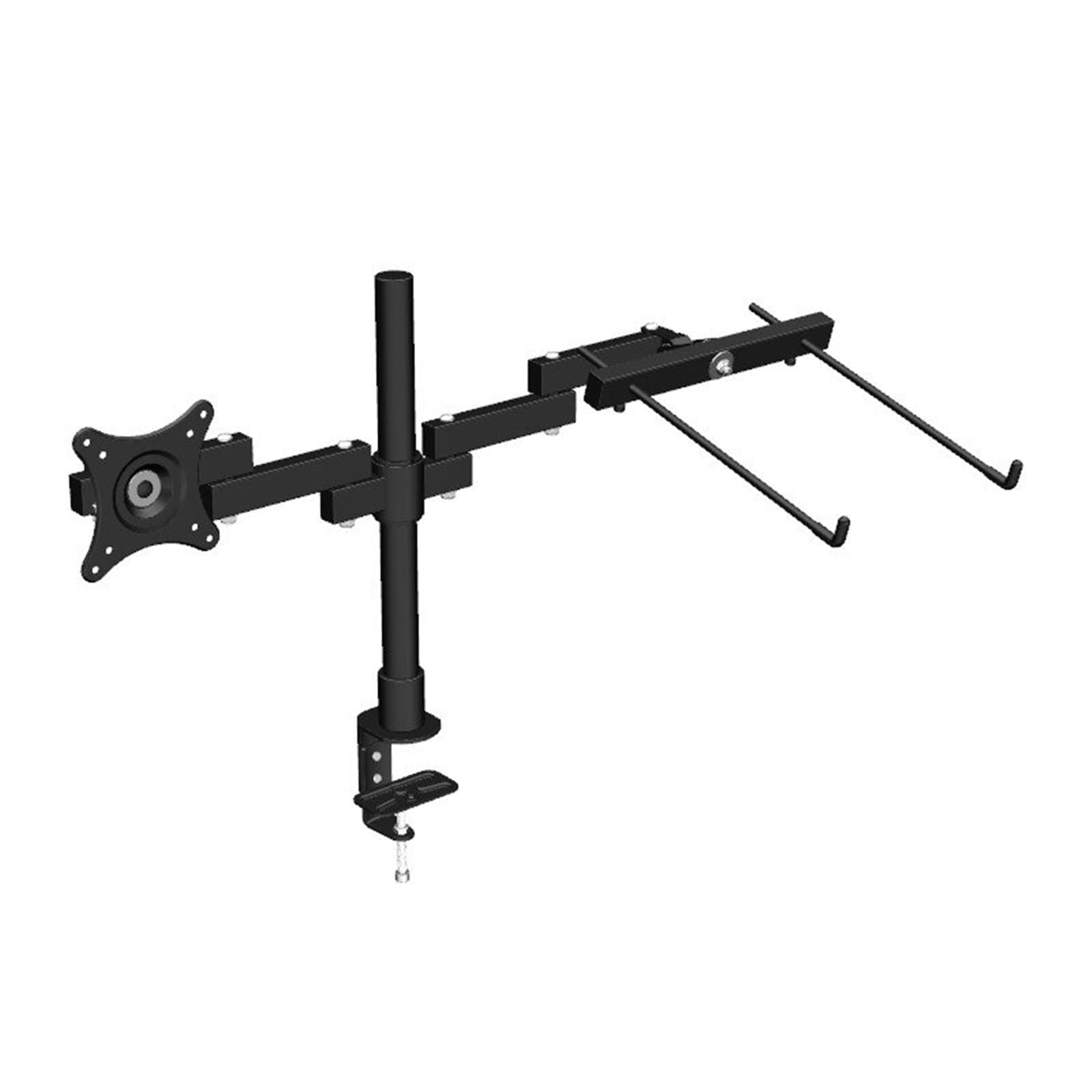 YLUPVT Laptop stand desktop dual screen display bracket can be raised and lowered to rotate the left and right screens to increase the height of the shelf(S453-1)