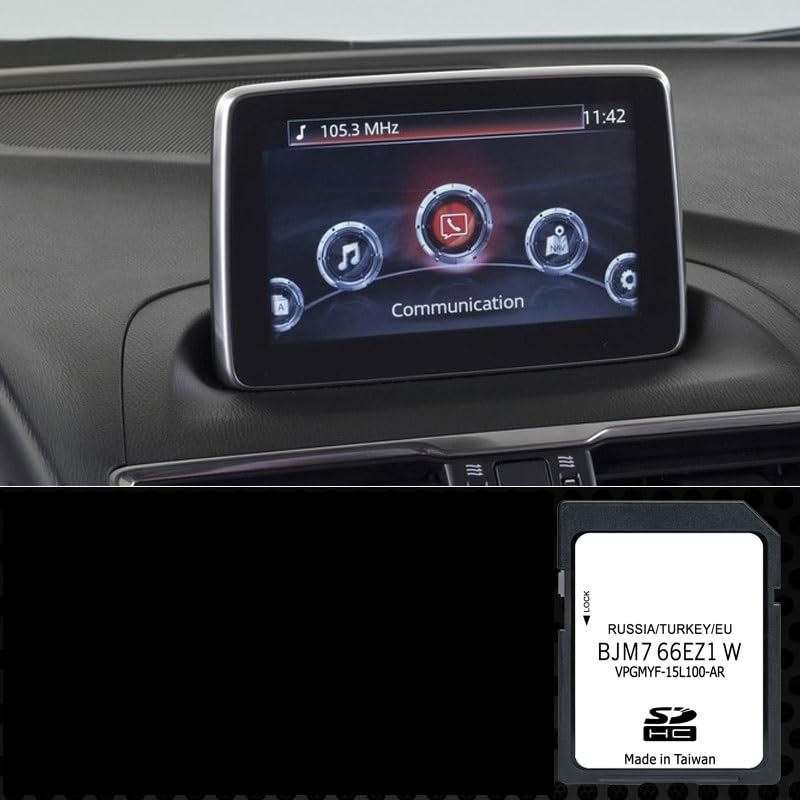 Europa-Türkei-Russland 2023 GPS-Navigations-SD-Karte (BJM766EZ1W) - (Q2.2021 Kartendatenbank) Kompatibel mit Mazda Connect