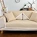 Produktbild Sofa möbel Protector für Hund Ganze Saison Schnitt Schutzhüllen L-Form U-Form Volltonfarbe Sofa Decken Baumwolle und leinen Slip Cover-1 stück-D 24x83inch(60 * 210cm)