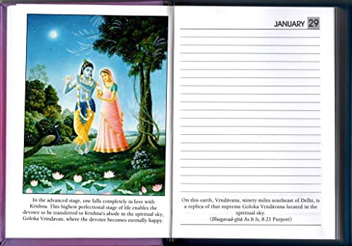 Image of Radha Krishna Spiritual Diary 2026 From Vrindavan || Journal (Hare Krishna)