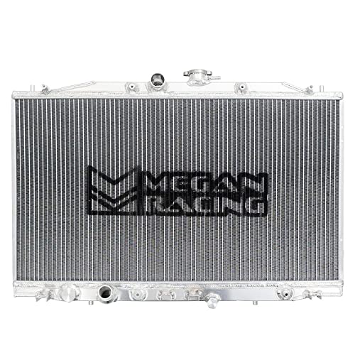Megan MR-RT-ATSX04 Aluminum Silver Direct Bolt-On Front Radiator (AT/MT)