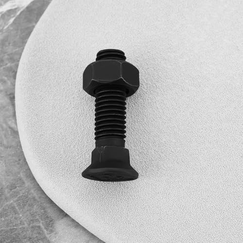 Briny River 10 x einfache Pflugbolzen M10 x 40 mm, Planetenschrauben aus Kohlenstoffstahl, Qualität 8,8, für Grubber