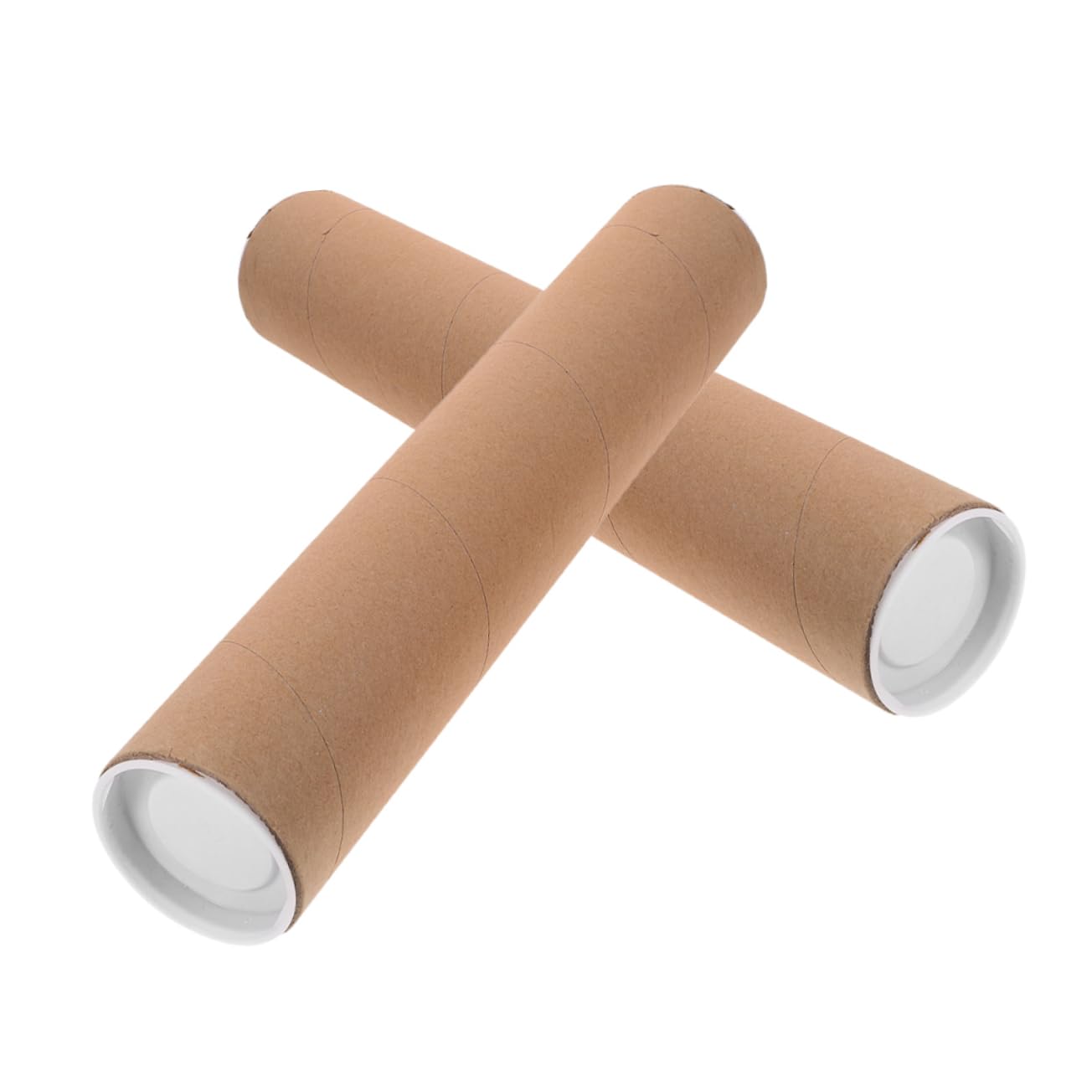 HAPINARY Versatile Cardboard Shipping Tube with Caps for Art Mailers Posters and Craft Projects