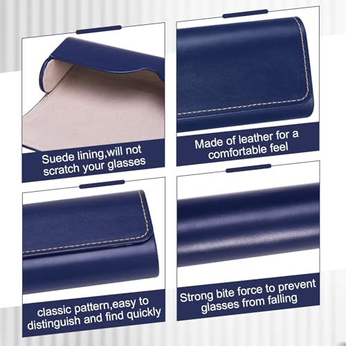 Image of 6Pack Glasses Case, Eyeglasses Case Hard Shell, Lightweight Portable Case for Sunglasses Eye Glasses Case with Cleaning Cloth