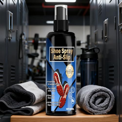 SVCEQZE Griffspray Für Schuhe - 100ml Griff-Verstärker Für Schuhe,Sofortiger Schuhwerk Verstärker - Für Stiefel Turnschuhe Basketball Fußball Tennis Volleyball Baseball Camping Training