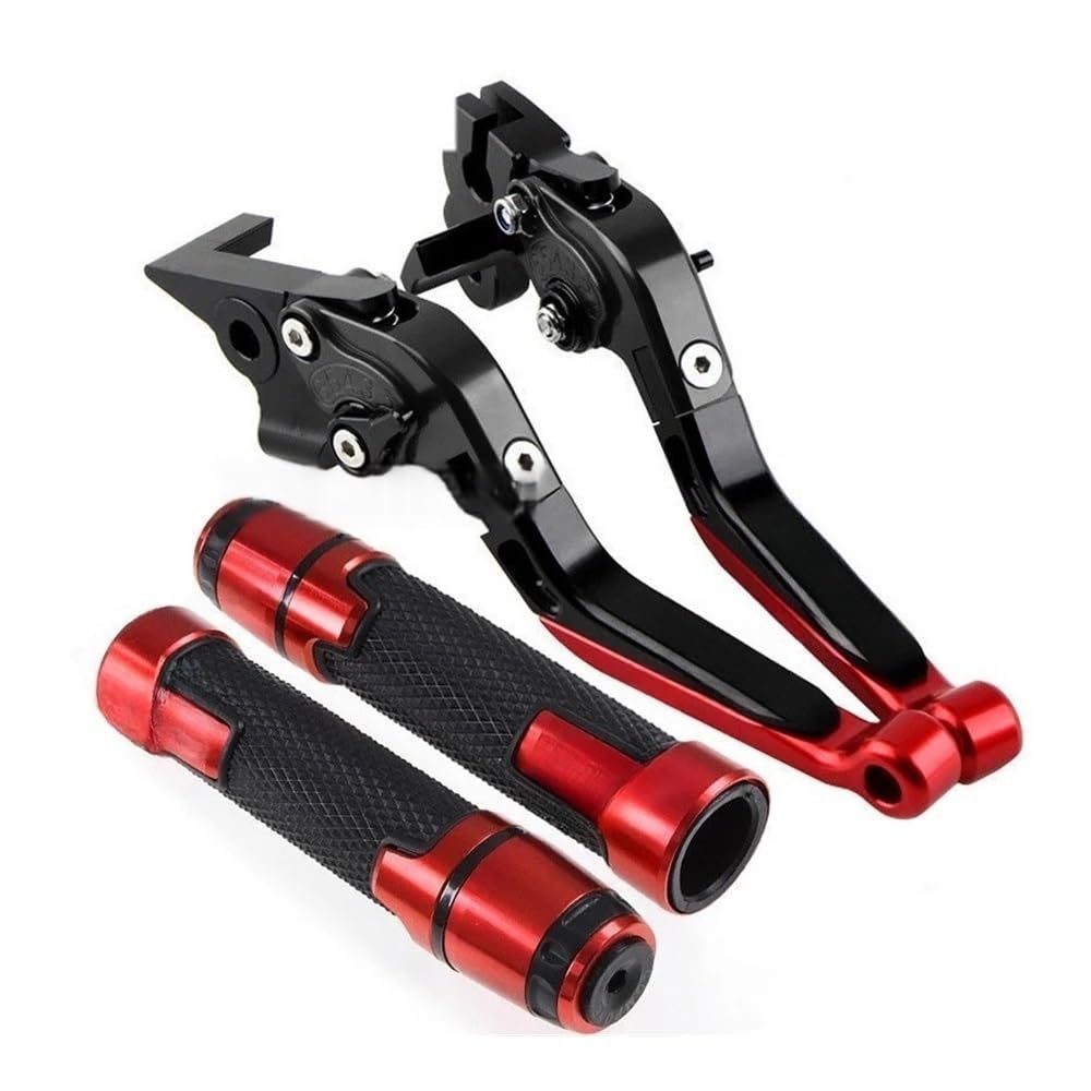 Mlioju H Motorcycle Clutc Lever Motorcycle Folding Extendable Moto Adjustable Clutc Brake Levers Andbar End Grips For B&Ajaj For Pulsar 200 Ns/200 Rs/200 A