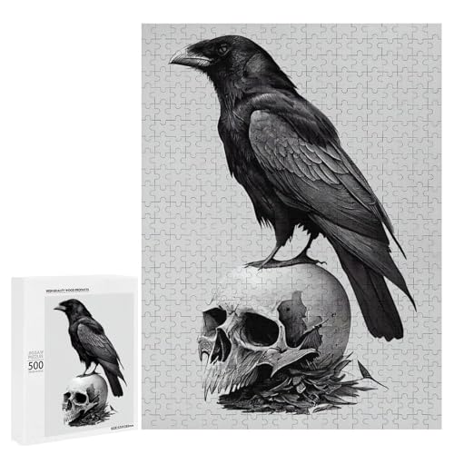Rompecabezas para adultos de calaveras 500 PCS: reconecta contigo mismo y relaja tu mente