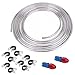 1/2 Inch Aluminum Fuel Line Kit, -8 AN Female Adapters