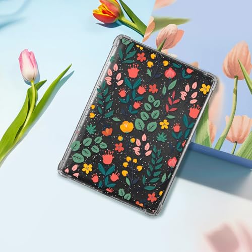 Image of CoBak Case for 6 inch E-Reader Cases (2024 & 2022, 11th Gen) - Ultra-Slim Soft TPU Transparent Cover?Lightweight & Durable Protector,Floral