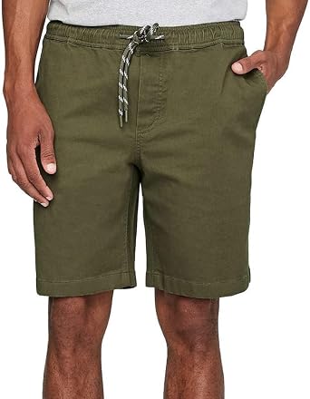 Buffalo David Bitton Mens Pull On Short US, Alpha, X-Large, Regular, Regular, Olive