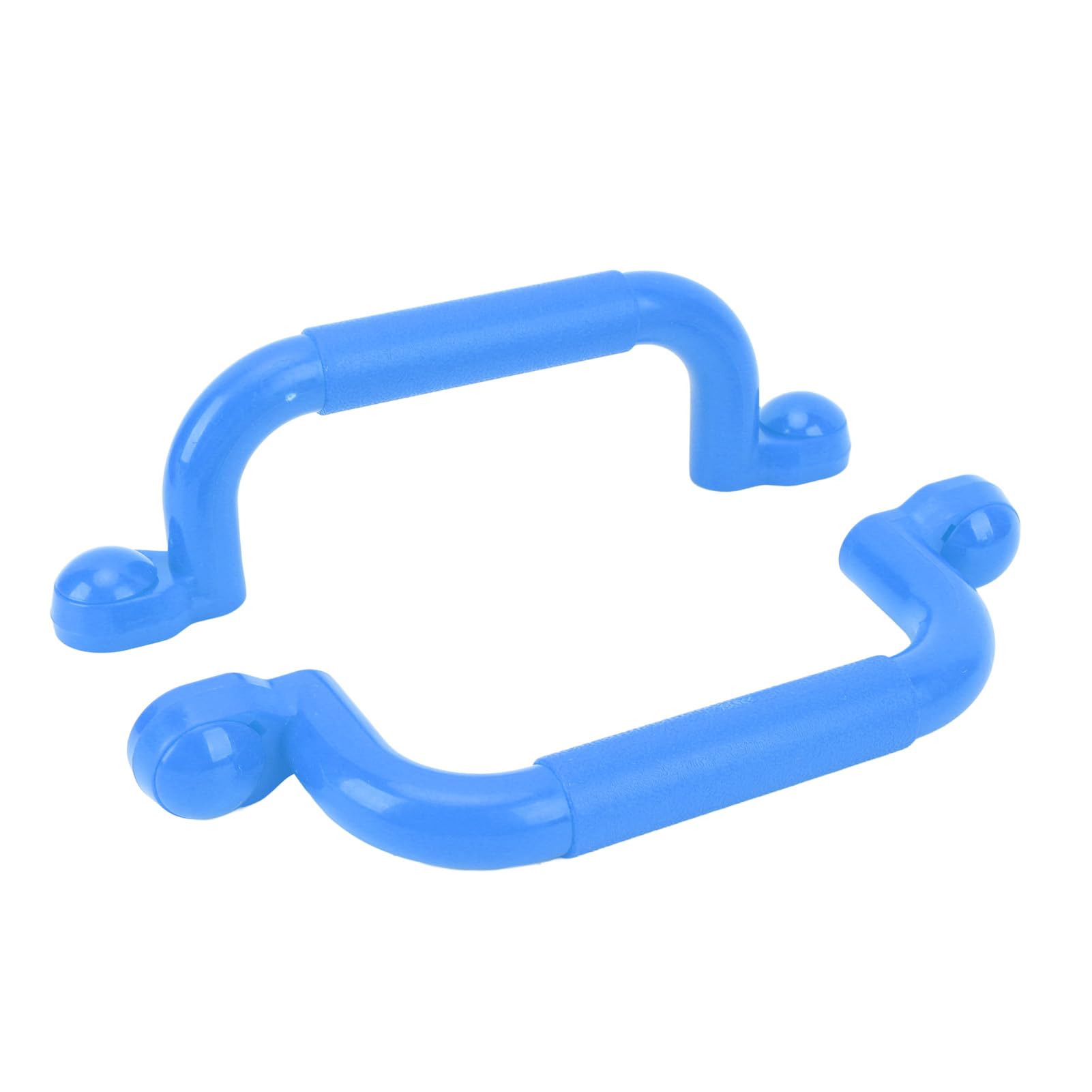 1 paio di maniglie per parco giochi professionali, versatili, antiscivolo, robuste e di grandi dimensioni, per strutture di arrampicata e casette da gioco. (Blu)