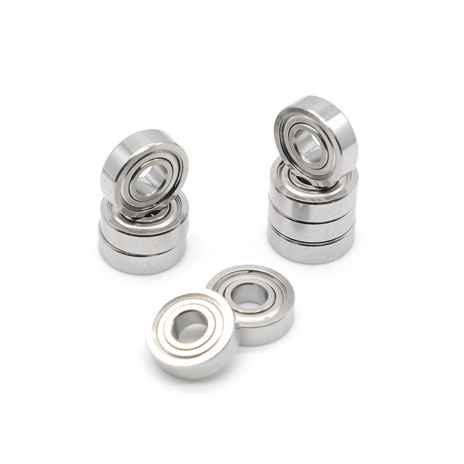 Aspectos, 10 Uds 696 S696ZZ ABEC-7 6x15x5mm rodamiento de bolas acero inoxidable Lucky