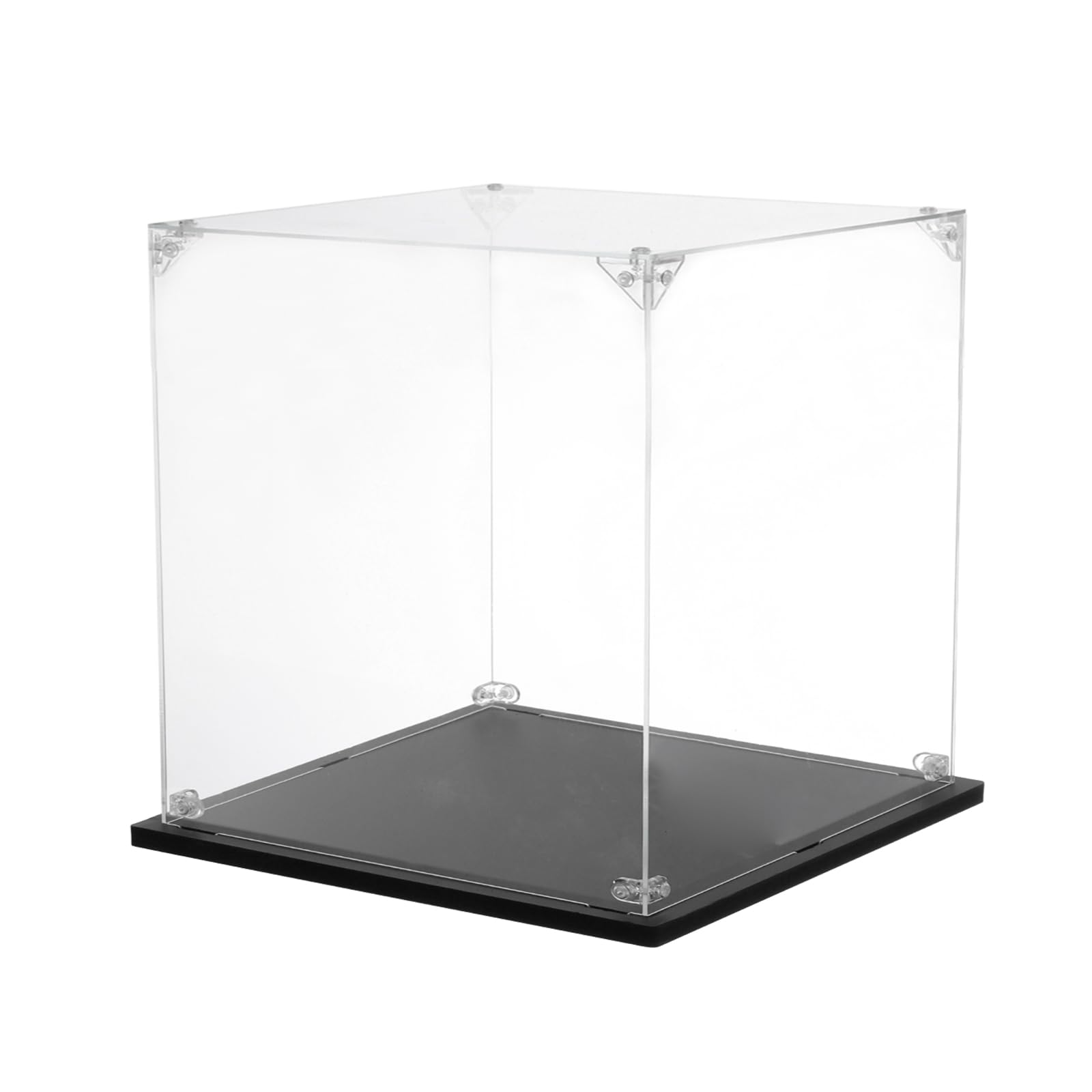 QUARKZMAN Acrylic Showcase, 20 x 30 x 15 cm Transparent Display Box Assemble Presentation Box Dustproof Organizer Storage for Action Figure Collection