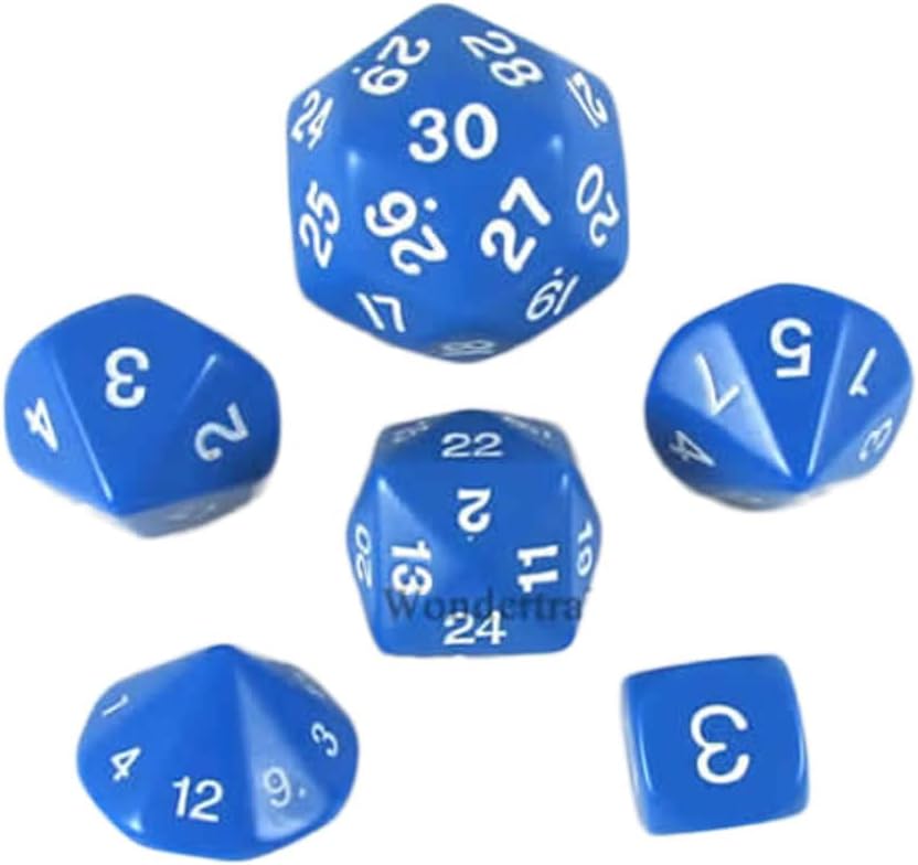 Koplow Games Blue Special Who Knew 6 Dice Set