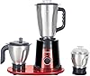 800W Mixer Grinder with Copper Motor - 3 Leakproof Stainless Steel Jars for Indian Cooking, Blending, Grinding & Juicing 1.5L, 1L, 0.5L