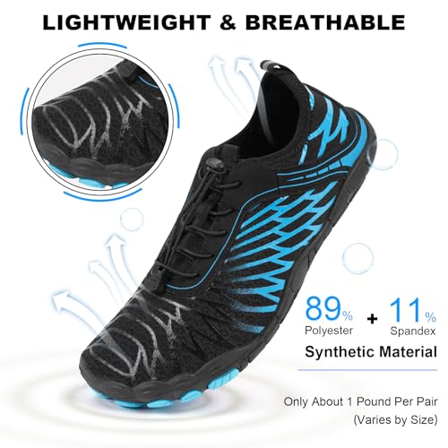Image of Hike Barefoot Shoes for Women Men Non-Slip Breathable Walking Shoes Wide Toe Box Comfortable Athletic Footwear