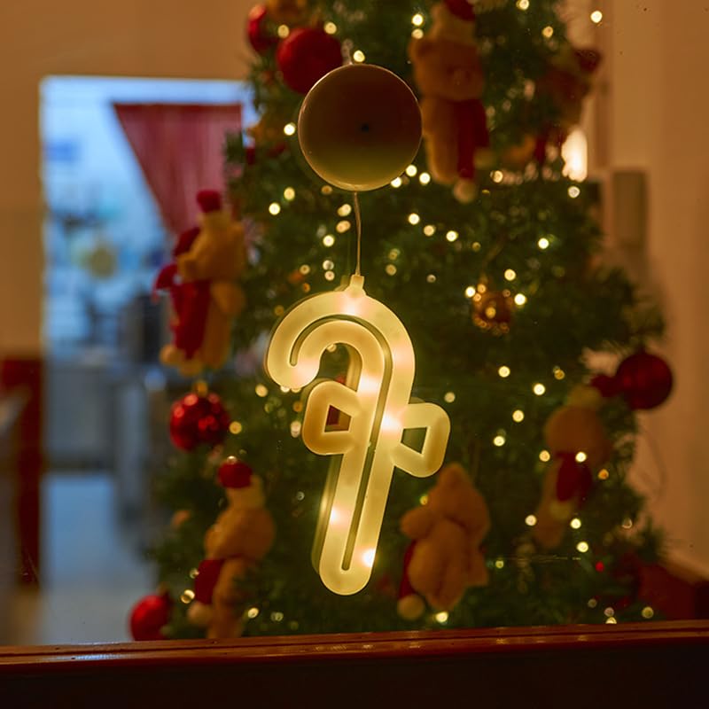 TETSMG Weihnachtsbeleuchtung Fenster, Weihnachtsdeko Fenster...
