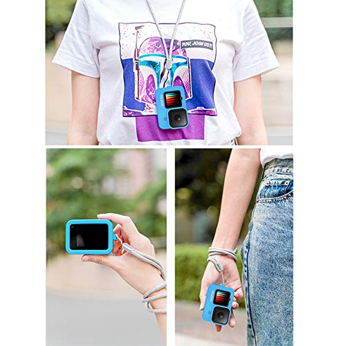 Action Camera Case de proteção capa de silicone macio com tampa de lente Acessórios de proteção de c
