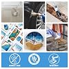 EPODEX Coating & Sealing Epoxy Resin Kit, Clear Epoxy Resin for Coatings, Repairs & Crafts with Crystal-Clear Finish for Floors, Tabletops, Wood, Concrete & More - Crystal Clear - 0.375gal