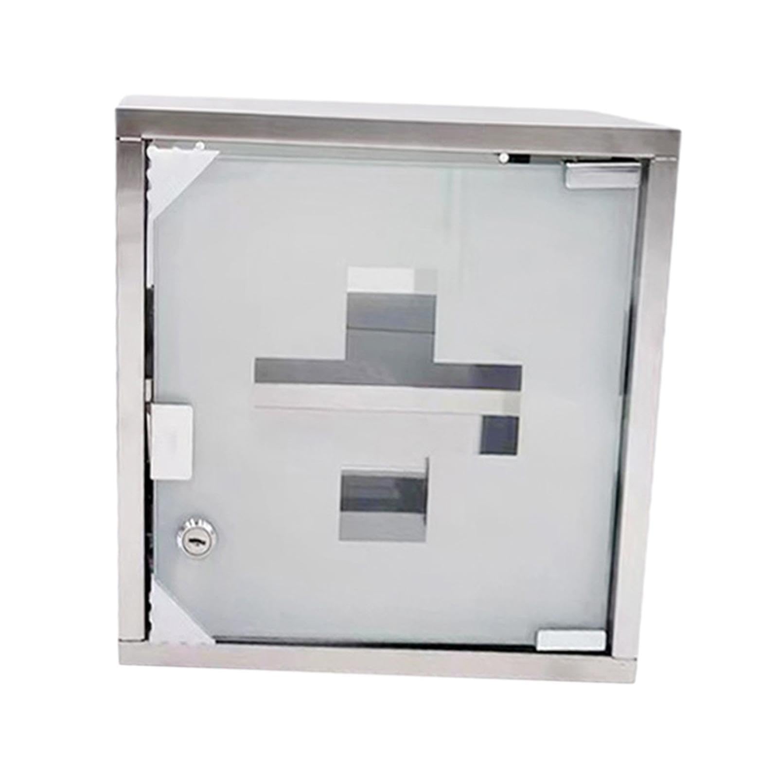 Organizador de pared para botiquín médico, duradero, de gran capacidad, de doble capa, mantiene los suministros seguros, botiquín médico de