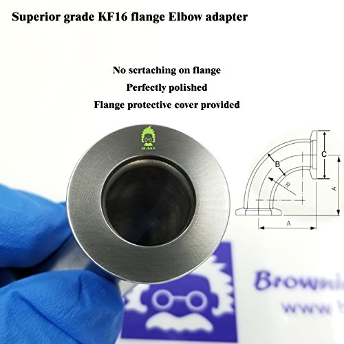 Image of Superior Grade - Elbow Fitting for ISO KF Flange (KF16 90 Elbow)