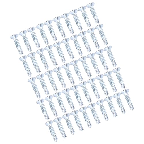 Tornillos autoperforantes galvanizados kit 50 piezas miniatura 2